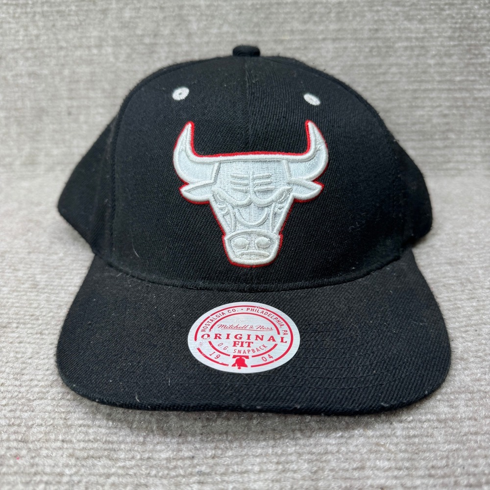 Chicago Bulls Mitchell & Ness Snapback Black Red‎ NBA Original Fit